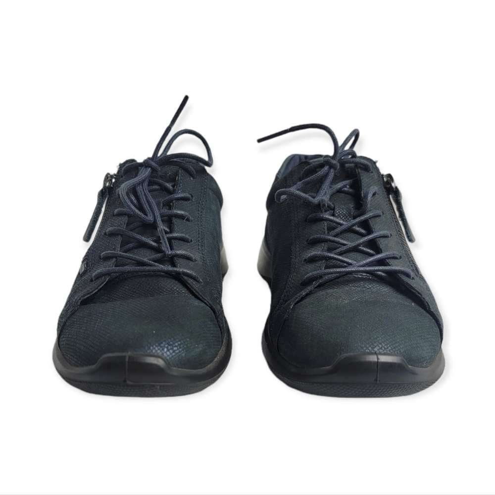 Ecco Soft 5 Zip Sneaker Marine Navy - Picture 4 of 10
